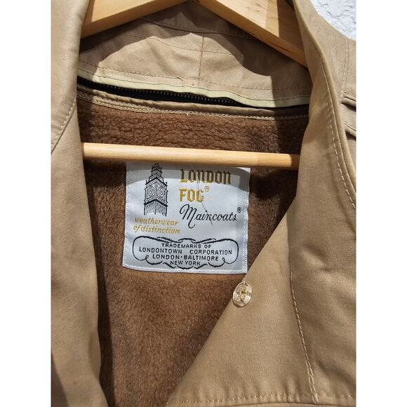 Vintage London Fog Trench Coat sz 12 - Picture 2 of 5